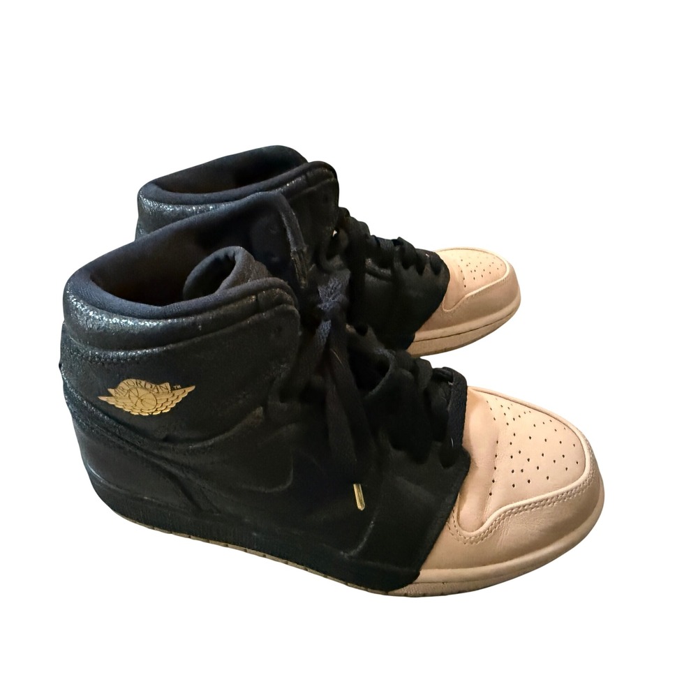 Air Jordan 1‎ Retro High Heiress Camo Black Light Bone AH7389-007 Womens 7.5
